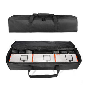Fourniture d'usine Kit d'éclairage de photographie LED sac de rangement à fermeture éclair comprenant un support de lumière support de trépied Flash souple SoftBOX <span class=keywords><strong>plastique</strong></span> - Product Image 4