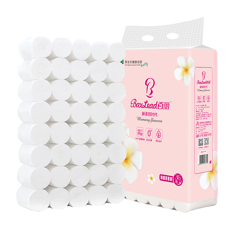 Wholesale Custom Printed Coreless Soft Toilet