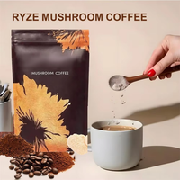 Poudre de café aux champignons instantanée sans sucre, saveur douce, complément alimentaire Keto, matcha, café Arabica de haute qualité, énergie saine