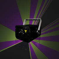 Lumières laser DJ d'intérieur de 10 watts pour fête, animation 3D professionnelle, projecteurs de faisceau RGB avec télécommande DMX512