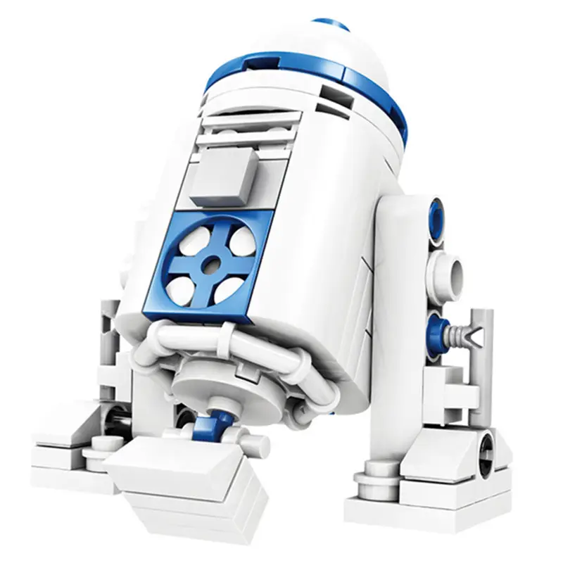 Mới 2022 R2-D2 Robot Máy Bay Phi Cơ Sao Tàu Vũ Trụ Bộ Khối Xây Dựng Mô Hình Cổ Điển Gạch Đồ Chơi Trẻ Em Thành Phố