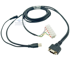 VGA RS232 DB15 15pin + PA10 để USB AM + dc5521 Loại sản phẩm D-Sub kết nối cáp nối tiếp với D-Sub kết nối - Product Image 3