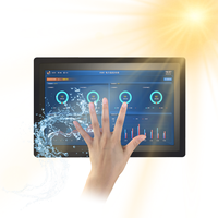 Panel PC Táctil Industrial Personalizado RCOMPT, Pantalla Táctil Capacitiva de 10 Puntos, Resistente al Agua IP65-IP68, Legible Bajo la Luz Solar en Exteriores