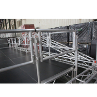 Système de treillis d'écran en aluminium de tente d'événement de support de DJ de lumière de scène pour l'affichage mené suspendu