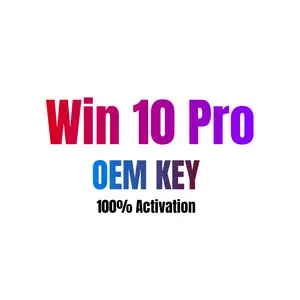 Genuine Win 10 Pro OEM Key 100% online activation Win 10 Pro oem license Win 10 Pro oem key code send fast By Email