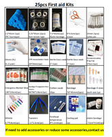 Vente en gros de trousses de survie en plein air personnalisées, mini trousse de premiers soins en EVA, boîte étanche, petite trousse de premiers soins pour la maison et l'extérieur