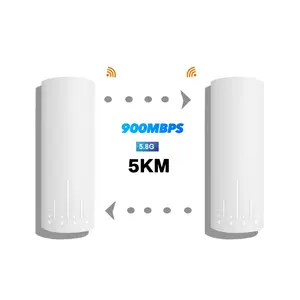 Huastlink 900Mbps กลางแจ้ง WIFI Access Point Wireless CPE 5.8GHz 5km hhotsport กลางแจ้ง CPE WiFi Bridge