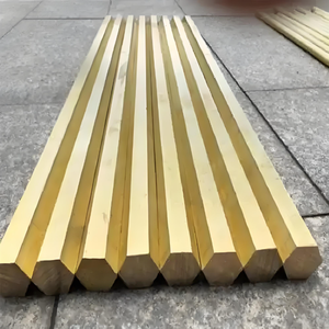 Barre hexagonale en <span class=keywords><strong>laiton</strong></span> sur mesure, <span class=keywords><strong>prix</strong></span> usine, finition brillante C3604 C2680, avec MTC pour l'approvisionnement mondial - Product Image 1
