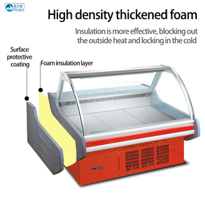 Siêu thị nấu chín thực phẩm bánh <span class=keywords><strong>sandwich</strong></span> hiển thị mát truy cập ROHS chứng nhận không khí thịt bảo quản tủ Fan Showcase lạnh - Product Image 6
