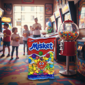 FEZA Saadet Misket Tutti Frutti Bubble Gum Bag Bonbons aromatisés pour enfants Anglais - Product Image 3