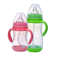 Biberon Avec Poignée Antidérapante en Plastique PP, Biberon Standard pour Bébé