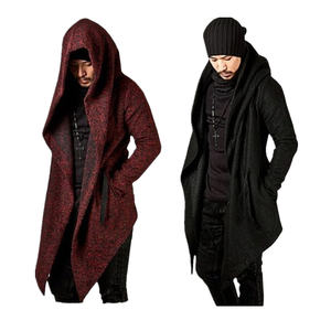 Denim Custom Black <b>Leather</b> Wax Waxed <b>Long</b> Casual Autumn Zipper Waterproof Men's <b>Jacket</b> - Product Image 1