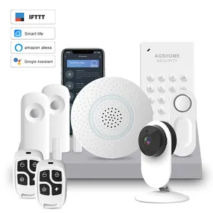 diy smart home wifi wireless burglar security alarm system with doorbell outdoor siren