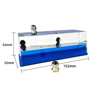 Pingüino Insumergible en Botella Flotante, Bonito Pingüino 3D en Botella, Pisapapeles con Ondas Líquidas - Product Image 3