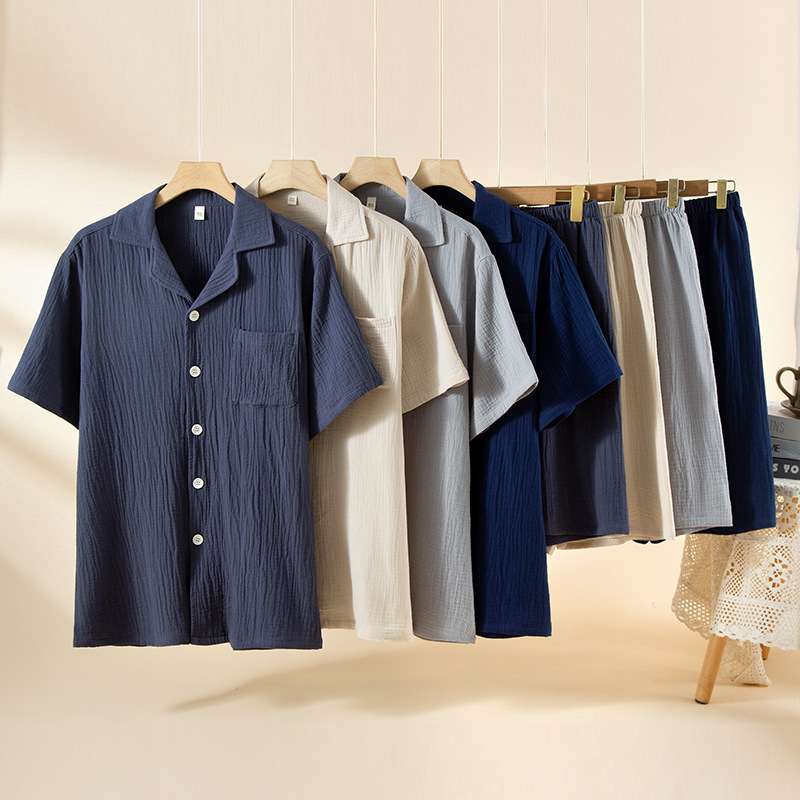 Men Pajamas Long Pants Cotton Flannel