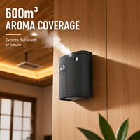 Diffuseur d'arômes commercial à brancher, type brumeuse, distributeur de parfum automatique, fonctionnement tactile programmable, silencieux, pour hôtel