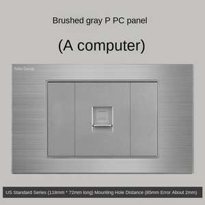 Prises et fiches murales avancées pour appareils ménagers, TV, LAN, satellite, ordinateur, série 118 - Product Image 3