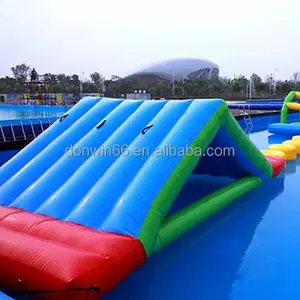 Công viên nước Inflatable nổi nước trò chơi thể thao thương mại lớn Inflatable Aqua vui chơi giải trí công viên thiết bị cho trẻ em Người lớn