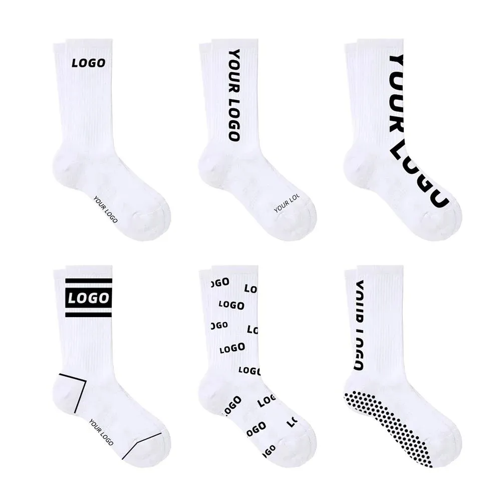 Meias de algodão com baixo MOQ, meias personalizadas com logotipo personalizado para homens e mulheres, meias super personalizadas