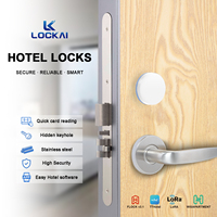 Cerradura Electrónica Inteligente RFID de Acero Inoxidable 304, Resistente y Dividida, para Puertas de Madera, con Tarjeta Magnética y Llave, Software SDK Gratuito