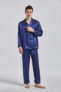 <span class=keywords><strong>Pantaloncini</strong></span> <span class=keywords><strong>pigiama</strong></span> da <span class=keywords><strong>uomo</strong></span> in seta 100% Set <span class=keywords><strong>pigiama</strong></span> in seta lavabile in <span class=keywords><strong>pigiama</strong></span> - Product Image 2