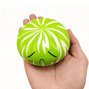Dumpling Shape PU Stress Relief Ball Soft Squishy <b>Fidget</b> Squeeze Toy for Anxiety Relief - Product Image 2