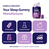 Gummies de sommeil sans mélatonine à marque privée OEM ODM L-Théanine Camomille Apaisant et Reposant Gommes aux fruits naturels 60 unités Fabricant