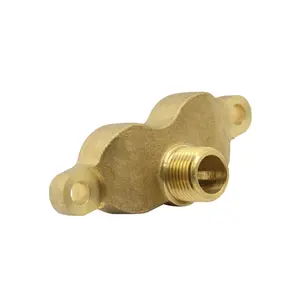 pneumatic flexible adapter natural color fittings with three way bsp male threaded joint