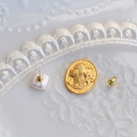 Boucles d'oreilles Aimgal en argent 925 avec perles baroques carrées naturelles et motif déesse en relief, collection de bijoux de luxe