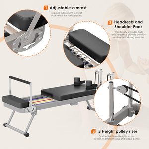 Appareil de fitness pliable et portable pour yoga et Pilates à domicile, durable, garantie 5 ans - Product Image 4