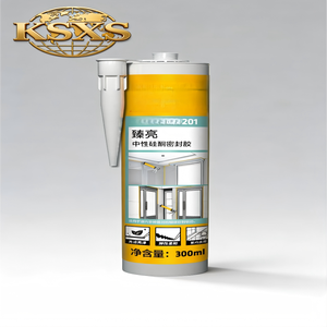 SIKAA SikaSeal 201 Mastic silicone neutre super-colle pour joints de carrelage, verre, métal et <span class=keywords><strong>bois</strong></span> intérieurs, et colle adhésive pour le travail du <span class=keywords><strong>bois</strong></span> - Product Image 1