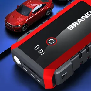 Banco de carga móvil superventas de buena calidad 12V 6500A 12V refuerzo de batería automático con LED para camiones