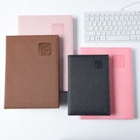 Produits de rentrée scolaire personnalisé petit journal livre impression cahier cahier d'exercices papier recyclé rouge cahier de notes en cuir