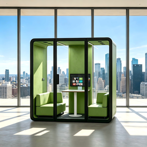 Cabine Acoustique Insonorisée Mobile pour Bureau Privé, Poste de Travail Silencieux pour <span class=keywords><strong>Domicile</strong></span> et Télétravail - Product Image 3