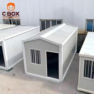 บ้านสำเร็จรูป Cbox ดีไซน์ใหม่ ขนาด 20 ฟุต แบบถอดประกอบได้ พร้อมหลังคาทรงจั่ว สำหรับลานบ้าน - Product Image 1