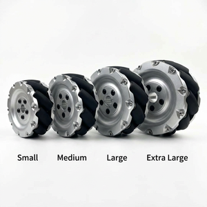 Roue Mecanum en aluminium de 5 pouces pour système de propulsion omnidirectionnel de robot AGV, contrô<span class=keywords><strong>le</strong></span> de mouvement haute précision et <span class=keywords><strong>transport</strong></span> de charges lourdes - Product Image 2