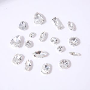 <span class=keywords><strong>Strass</strong></span> en verre en forme d'œil, technique de fixation par couture, couture plate, <span class=keywords><strong>strass</strong></span> en vrac <span class=keywords><strong>pour</strong></span> chaussures, sacs et accessoires vestimentaires, vente en gros <span class=keywords><strong>pour</strong></span> vêtements - Product Image 2