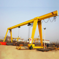 Grue portique électrique 5-25 tonnes à poutre simple, grue mobile de levage pour atelier de construction, bon prix