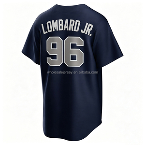 Camiseta de Béisbol Cosida para Hombre, Mujer y Jóvenes 2026, George Lombard Jr. # Talla 96 S-5XL - Product Image 4