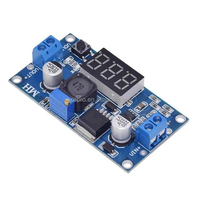 Module d'alimentation avec affichage voltmétrique LM2596S, module d'alimentation abaisseur réglable DC-DC 2596