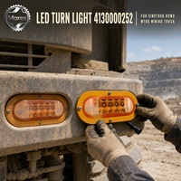 Feu clignotant LED ambre 24V pour camion minier Sinotruk HOWO MT86, référence 4130000252, pièces automobiles en gros, usine chinoise