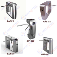 Torniquete trípode UHF RFID de largo alcance con acceso manos libres para complejos residenciales, comunidades con portones y apartamentos CE