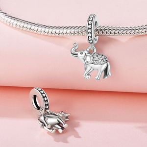 Proveedor Mayorista con Stock: Cuentas <span class=keywords><strong>de</strong></span> <span class=keywords><strong>Plata</strong></span> <span class=keywords><strong>de</strong></span> <span class=keywords><strong>Ley</strong></span> 925 con Forma <span class=keywords><strong>de</strong></span> Animales Encantadores, Panda, Pingüino, Dinosaurio, para Hacer Joyas y <span class=keywords><strong>Pulseras</strong></span> - Product Image 3