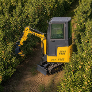 1,5-Tonnen-Minibagger mit Motor, kleiner Raupenbagger, 1650 mm Grabtiefe, <span class=keywords><strong>Bagger</strong></span> mit PLC und vollhydraulischem System für Garten und <span class=keywords><strong>Park</strong></span> - Product Image 5