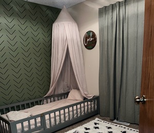 Children's Corner Reading <strong>Tent</strong> with Bed Canopy &amp; Mosquito Net for Home Decorative Purpose Fits Baby <strong>Crib</strong> - Product Image 5