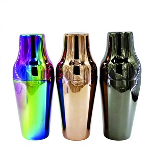 Coctelera de acero inoxidable Cóctel Barra de metal Accesorios coctelera Color surtido a precio al por mayor - Product Image 1