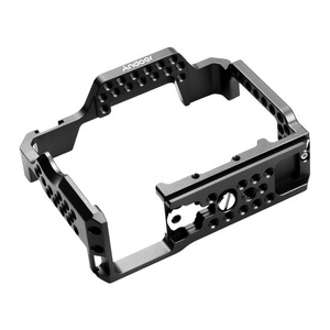 Reemplazo de plataforma de video de jaula de cámara de aleación de aluminio Andoer para <span class=keywords><strong>Sony</strong></span> <span class=keywords><strong>A7R</strong></span> <span class=keywords><strong>III</strong></span>/ A7 II/ A7III - Product Image 5