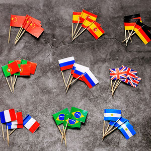 Коктейль, Канадская палочка, зубочистки, флаг Канады, флаги, флажки, маленькие мини-палочки, топперы для кексов - Product Image 2