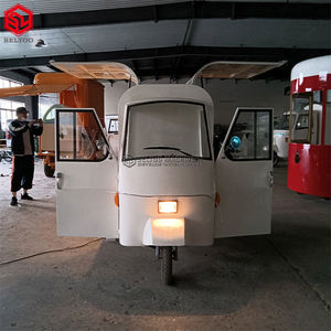 Carrito eléctrico personalizado Ape 50, carrito expendedor de jugo, triciclo, camión de comida, café, con cocina completa - Product Image 4