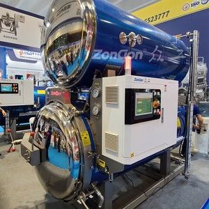 Autoclave pour la stérilisation des aliments en conserve, des saucisses, de la viande, des <span class=keywords><strong>bocaux</strong></span> en verre, machine de stérilisation par rétortage, autoclave de stérilisation - Product Image 2